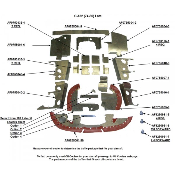 Cessna Engine Baffles