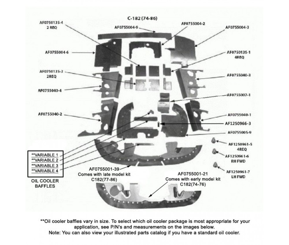 Cessna Engine Baffles