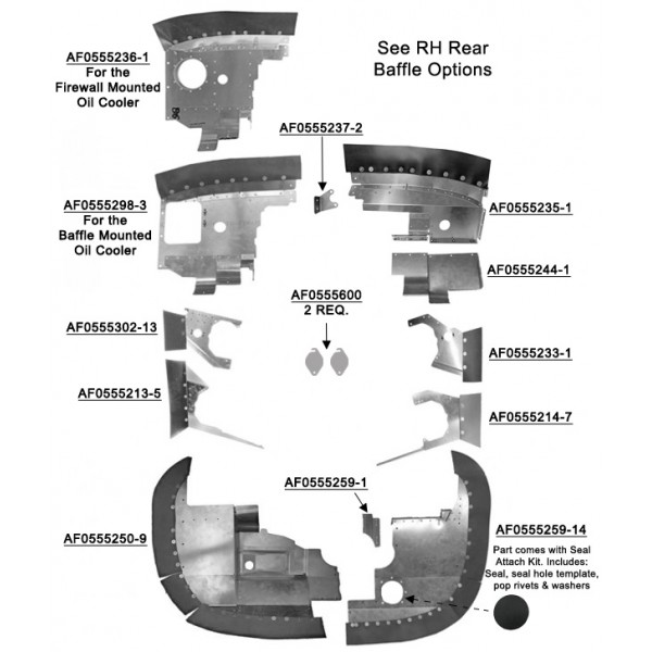 C172N (77-80) Engine Baffles